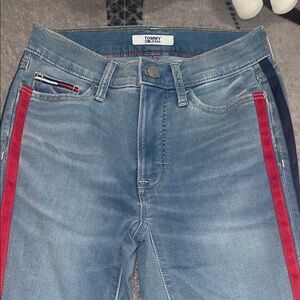 Tommy Hilfiger Women's Denim Jeans with Red Accents